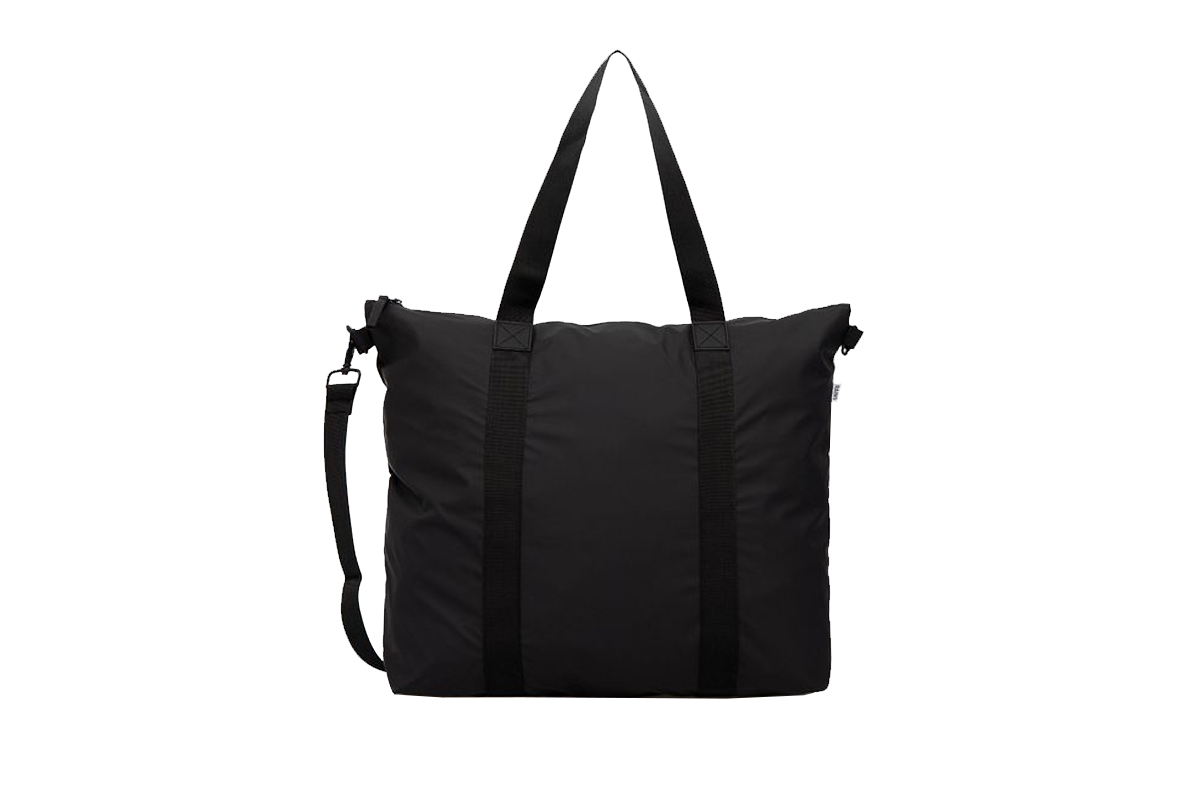 Rains Tote Bag Τσάντα Shopper (13890 BLACK) Μαύρο